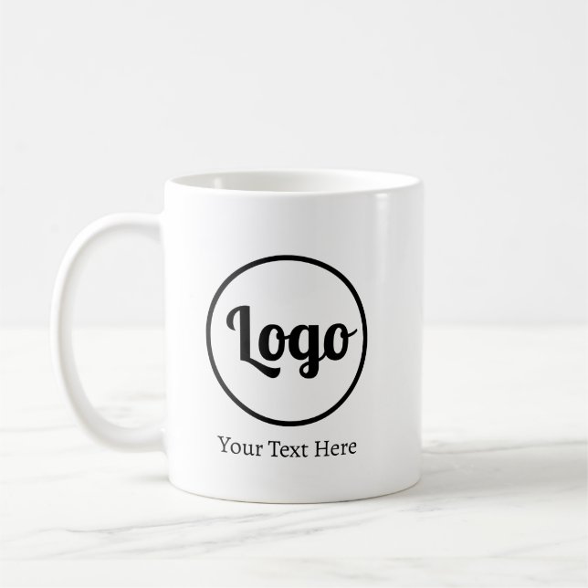 Benutzerdefinierte Logotasse Kaffeetasse (Links)
