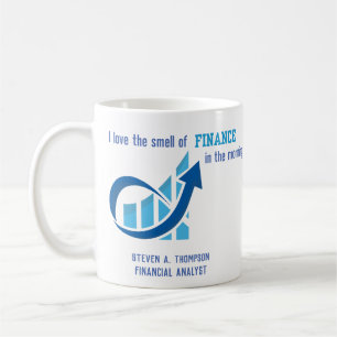 Benutzerdefinierte lustige Finanzen Kaffeetasse