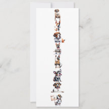 Benutzerdefinierte lustige Hunde mit Signs Countdo