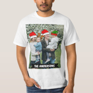 Benutzerdefinierte lustige Weihnachten Familienfre T-Shirt