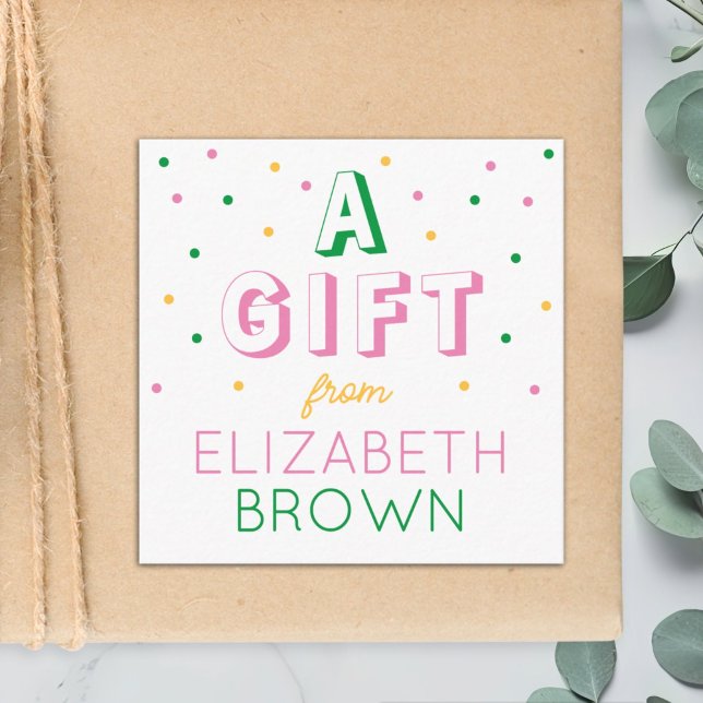 Benutzerdefinierte Mädchen preppy ein Geschenk von Begleitkarte (Von Creator hochgeladen)