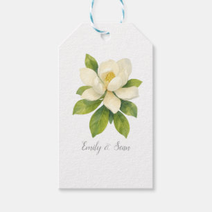 Benutzerdefinierte Magnolienblume Benutzerdefinier Geschenkanhänger