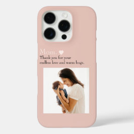 Benutzerdefinierte "Mama" Foto Telefongehäuse mit  iPhone 16 Pro Hülle