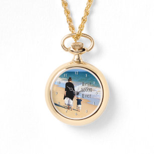 Benutzerdefinierte Mama Foto-Uhr und Text-Beste Ma Armbanduhr