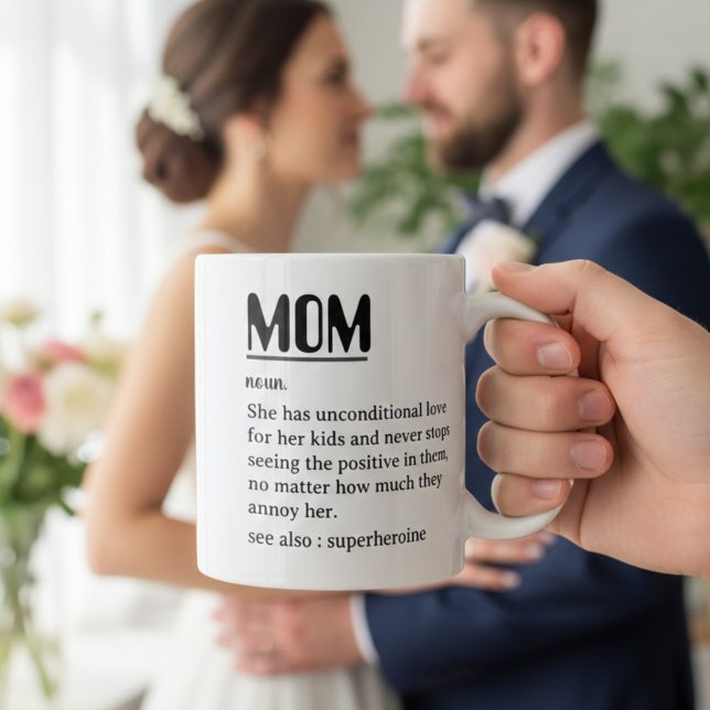 Benutzerdefinierte Mama für Muttertag Kaffeetasse (Custom Mom Definition Funny Mother’s Day Typograph Coffee Mug)