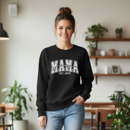 Benutzerdefinierte Mama Gründungsjahr Personalisie Sweatshirt