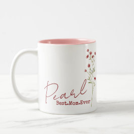 Benutzerdefinierte Mama-Tasse mit der für die Mama Zweifarbige Tasse