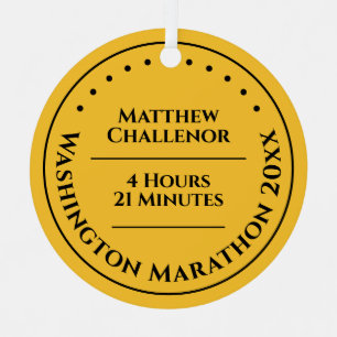 Benutzerdefinierte Marathonläufer-Finisher-Medaill Ornament Aus Metall