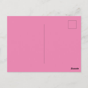 Benutzerdefinierte Marken-Pink-Bild-perfekte Stand Postkarte