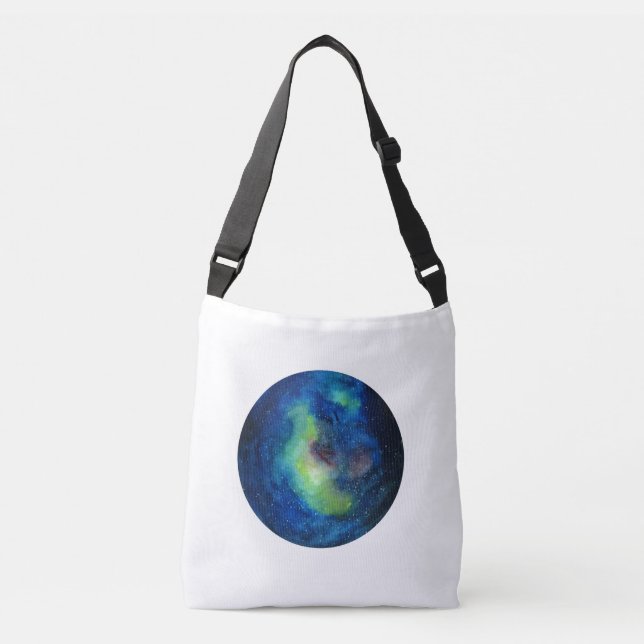 Benutzerdefinierte Mehrdruck-Cross-Body-Bag Tragetaschen Mit Langen Trägern (Vorderseite)