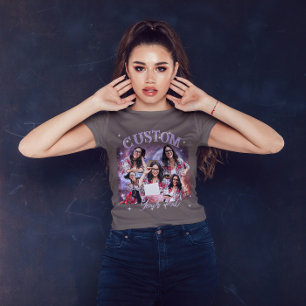 Benutzerdefinierte Mehrfach-Foto, Retro-Vintage-Bo T-Shirt