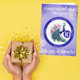 Benutzerdefinierte Meilenstein-Karte   Elegante Nü Karte