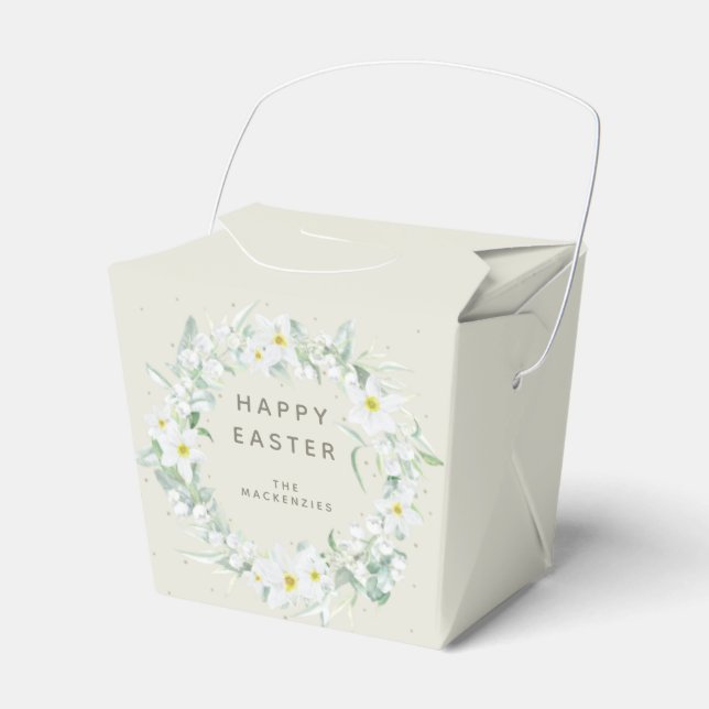 Benutzerdefinierte Meldung Weißer Osterbrand Geschenkschachtel (Vorderseite)