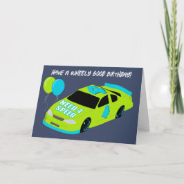 Benutzerdefinierte Meldungsboten 4. Geburtstag Karte