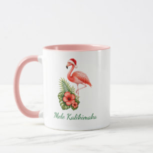Benutzerdefinierte Mele Kalikimaka Weihnachts-Flam Tasse
