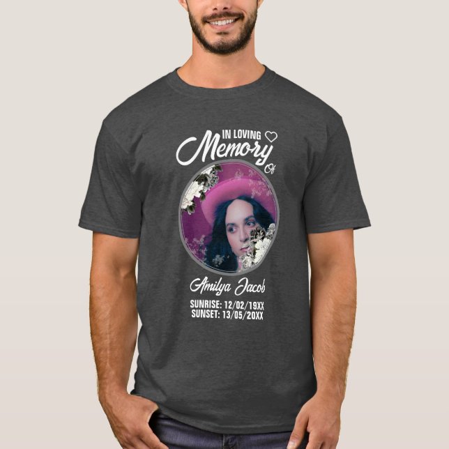 Benutzerdefinierte Memorial-Erholung im T - Shirt  (Vorderseite)