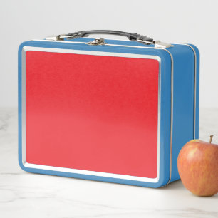 Benutzerdefinierte Metall-Lunchbox Retro-Schulgesc Metall Brotdose