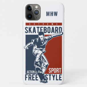 Benutzerdefinierte Mikrogramm-Skateboard-Telefonfä Case-Mate iPhone Hülle