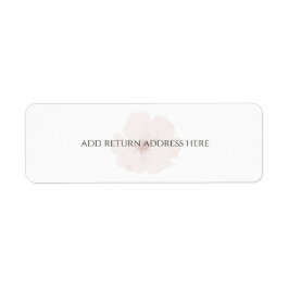 Benutzerdefinierte Minimal Blush Garden Floral Hoc