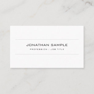 Benutzerdefinierte Minimalistische, elegante Mit M Visitenkarte
