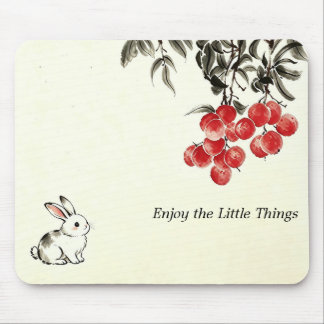Benutzerdefinierte minimalistische Hasen-Mauspad Mousepad