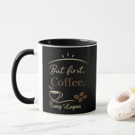 Benutzerdefinierte Minimalistische Kaffeetasse als