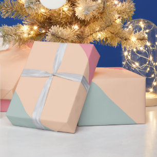 Benutzerdefinierte minimalistische leere Vorlage m Geschenkpapier