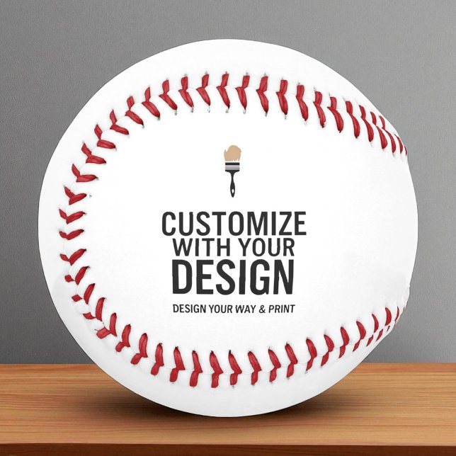 Benutzerdefinierte minimalistische personalisierte baseball (Von Creator hochgeladen)