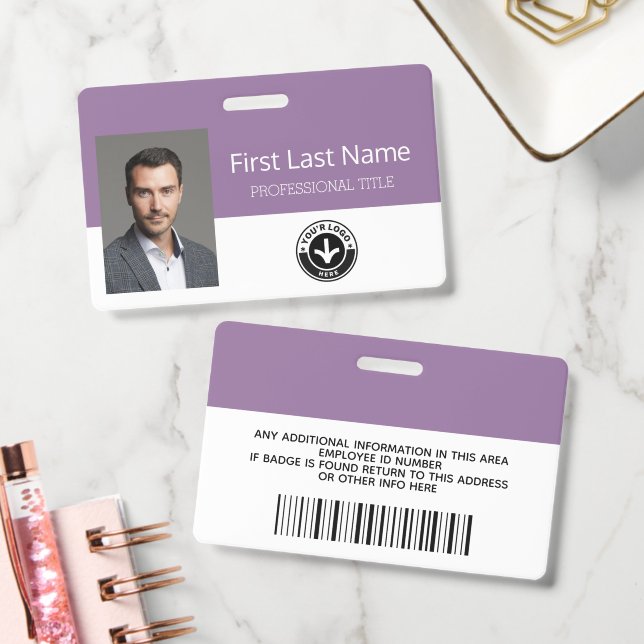 Benutzerdefinierte Mitarbeiter - Foto, Barcode, Lo Ausweis (Büro)