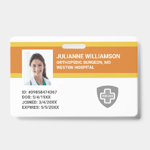Benutzerdefinierte Mitarbeiter-Foto-ID, Barcode un Ausweis