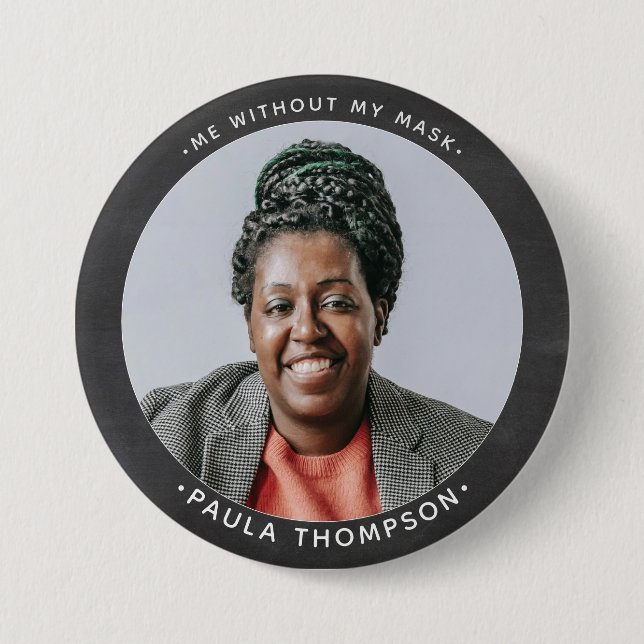 Benutzerdefinierte Mitarbeiter-Foto-ID lächeln ohn Button (Vorderseite)