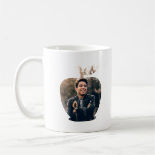 Benutzerdefinierte moderne Apfelfrucht-Fotovorlage Kaffeetasse
