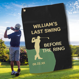 Benutzerdefinierte moderne Bachelor Par-tee Golfer Golfhandtuch