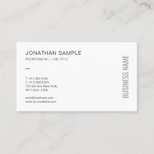 Benutzerdefinierte moderne, elegante Berufliche Vo Visitenkarte