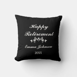 Benutzerdefinierte moderne elegante schwarze und w kissen