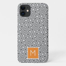 Benutzerdefinierte monogramm-Abstrakte Mustertelef Case-Mate iPhone Hülle
