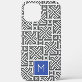 Benutzerdefinierte monogramm-Abstrakte Mustertelef Case-Mate iPhone Hülle