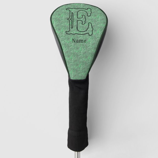 Benutzerdefinierte Monogramm Anfangsbuchstabe Name Golf Headcover (Vorderseite)