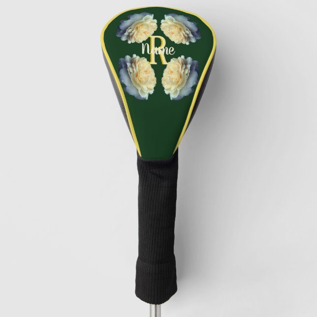 Benutzerdefinierte Monogramm Anfangsbuchstabe Name Golf Headcover (Vorderseite)