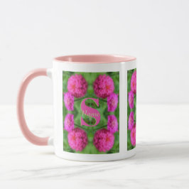 Benutzerdefinierte Monogramm Anfangsbuchstabe Name Tasse