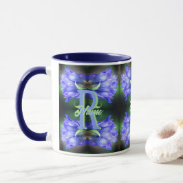 Benutzerdefinierte Monogramm Anfangsbuchstabe Name Tasse