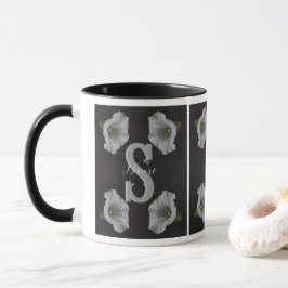 Benutzerdefinierte Monogramm Anfangsbuchstabe Name Tasse