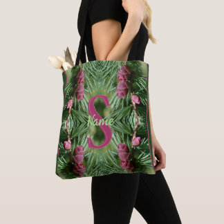 Benutzerdefinierte Monogramm Anfangsname Kiefernza Tasche