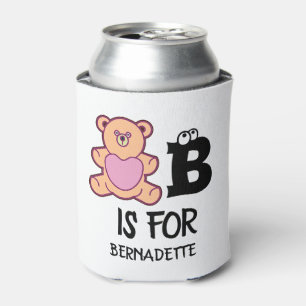 Benutzerdefinierte Monogramm B ist für ein lustige Dosenkühler