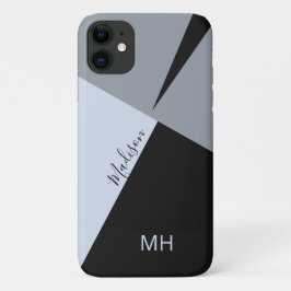 Benutzerdefinierte monogramm-Farbblöcke Telefonfäl Case-Mate iPhone Hülle
