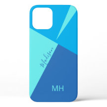 Benutzerdefinierte monogramm-Farbblöcke Telefonfäl
