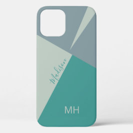 Benutzerdefinierte monogramm-Farbblöcke Telefonfäl Case-Mate iPhone Hülle