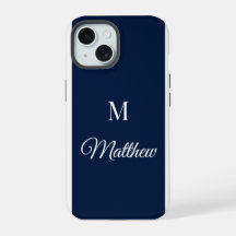 Benutzerdefinierte Monogramm-iPhone-Hülle