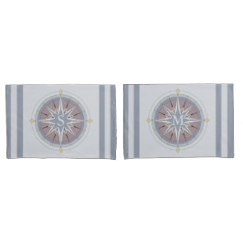 benutzerdefinierte Monogramm-Nautikpillowcases, Re Kissenbezug