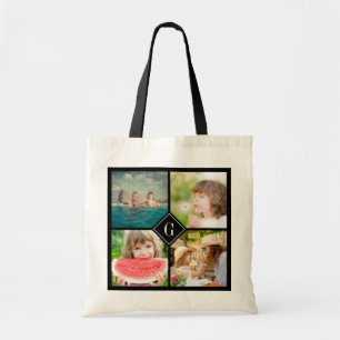 Benutzerdefinierte Monogramm-Produktfamilie - Foto Tragetasche